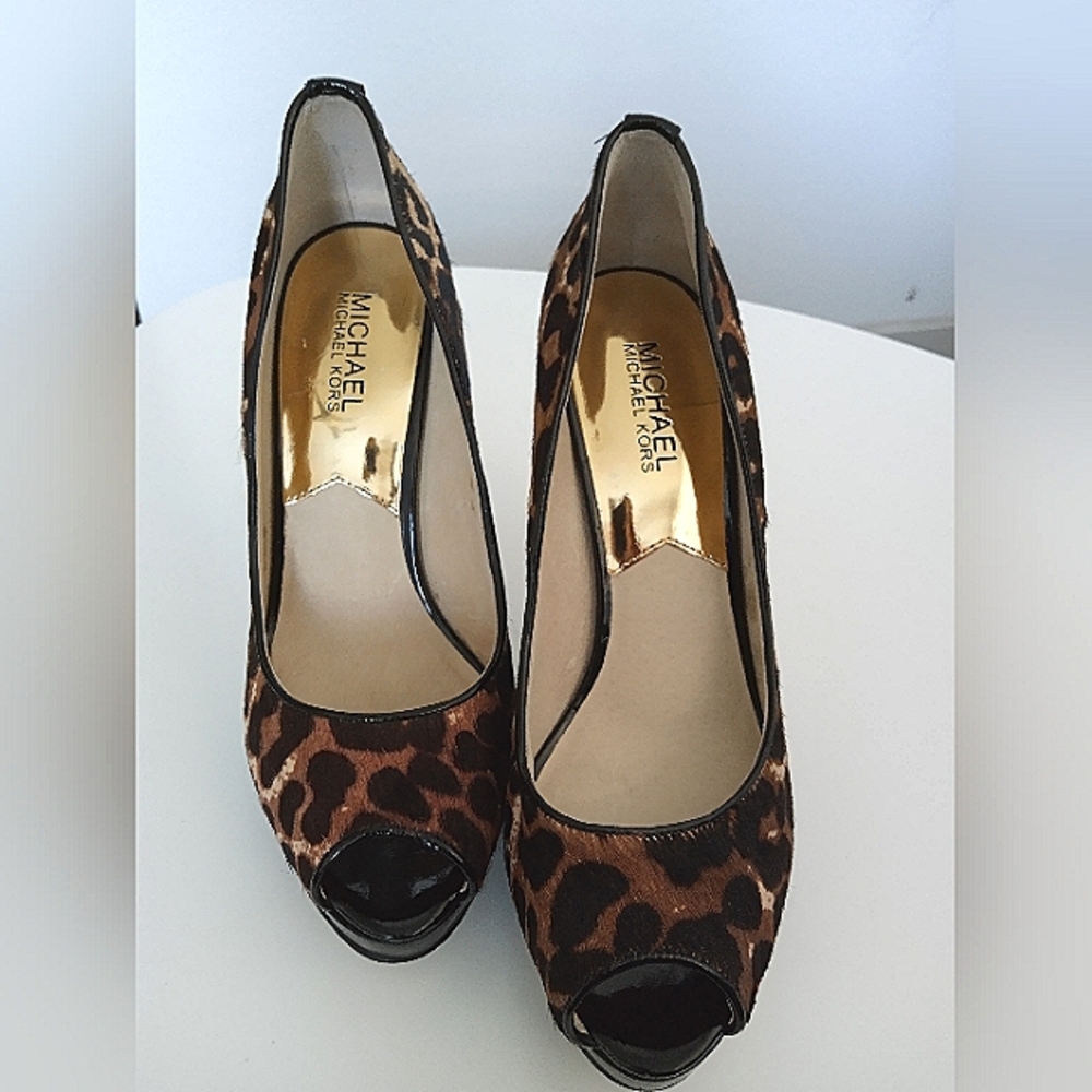 Michael Kors animal print shoes